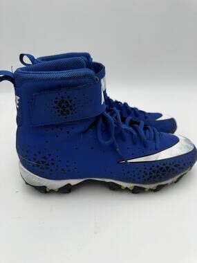 Nike Fastflex Youth 6Y Blue High Top Turf Cleats Athletic Shoes